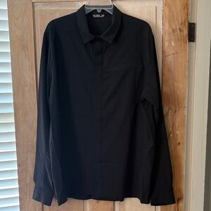 Arc'teryx Men's Black Casual Button Down Shirt